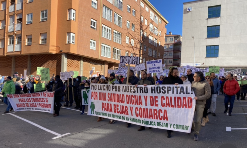 Cerca de 3.000 personas claman en Béjar por una sanidad digna en toda la comarca - 29 de enero de 2023