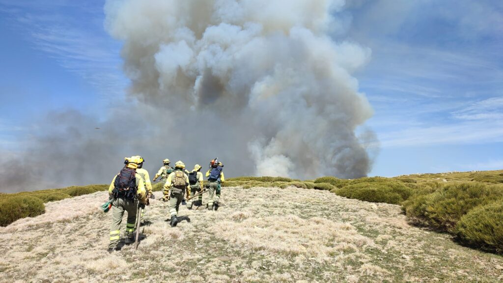 Una quema controlada provoca un incendio en Candelario - 28 de marzo de 2023