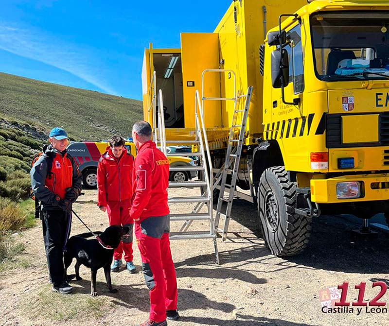 El 112 retoma la búsqueda del montañero desaparecido en la Sierra de Candelario - 13 de abril de 2023