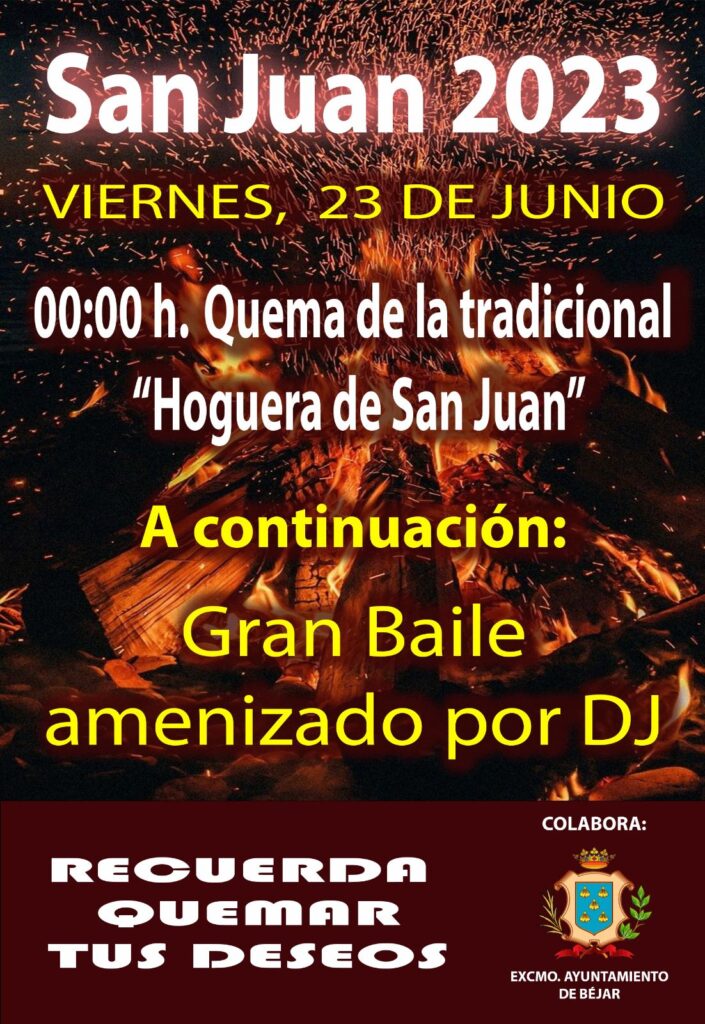 La hoguera de San Juan volverá a arder la noche de este viernes en Béjar - 22 de junio de 2023