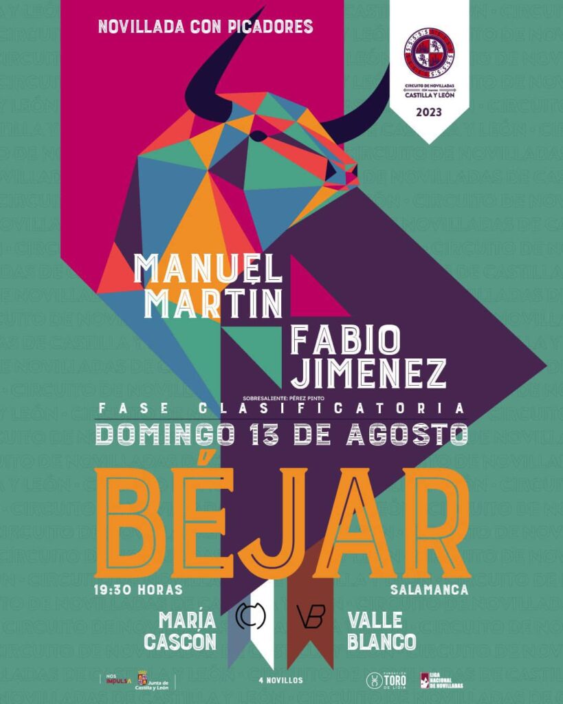 Manuel Martín y Fabio Jiménez, novilleros de la fase clasificatoria de Béjar - 12 de julio de 2023
