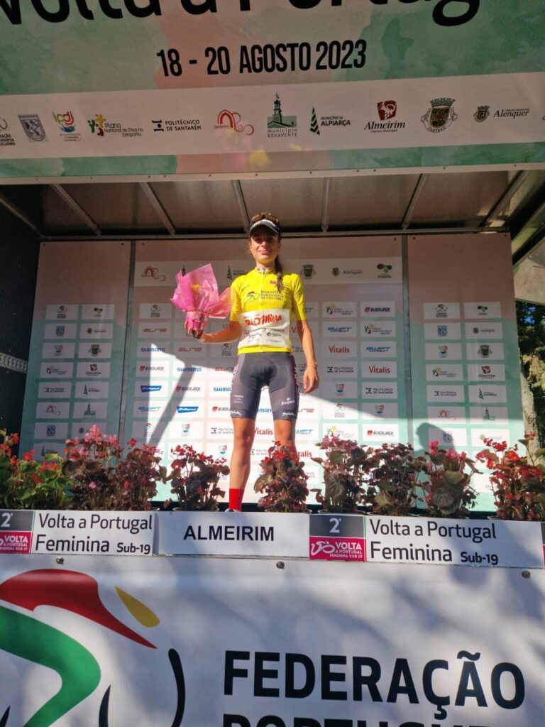La ciclista bejarana Natalia Ovejero, ganadora de la II Volta a Portugal - 21 de agosto de 2023