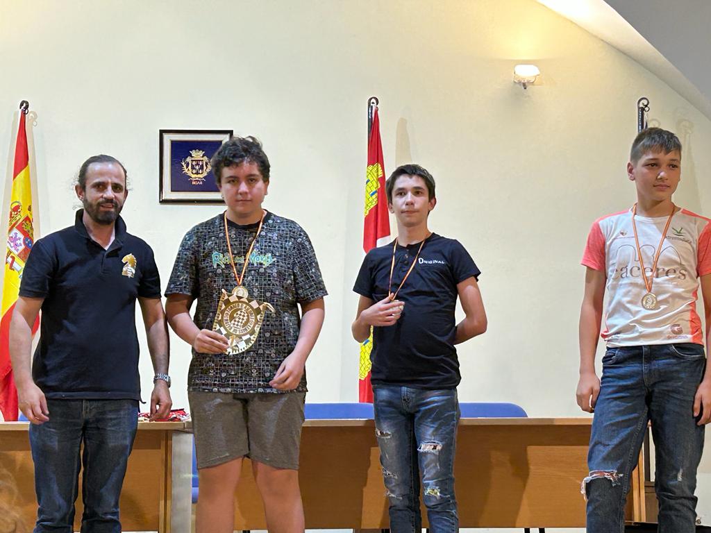 Daniel Valle y Susana de Prada se proclaman campeones absolutos del 12º torneo de ajedrez Ferias de Béjar - 2 de octubre de 2023